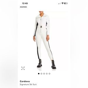 Cordova Ski Suit XS White